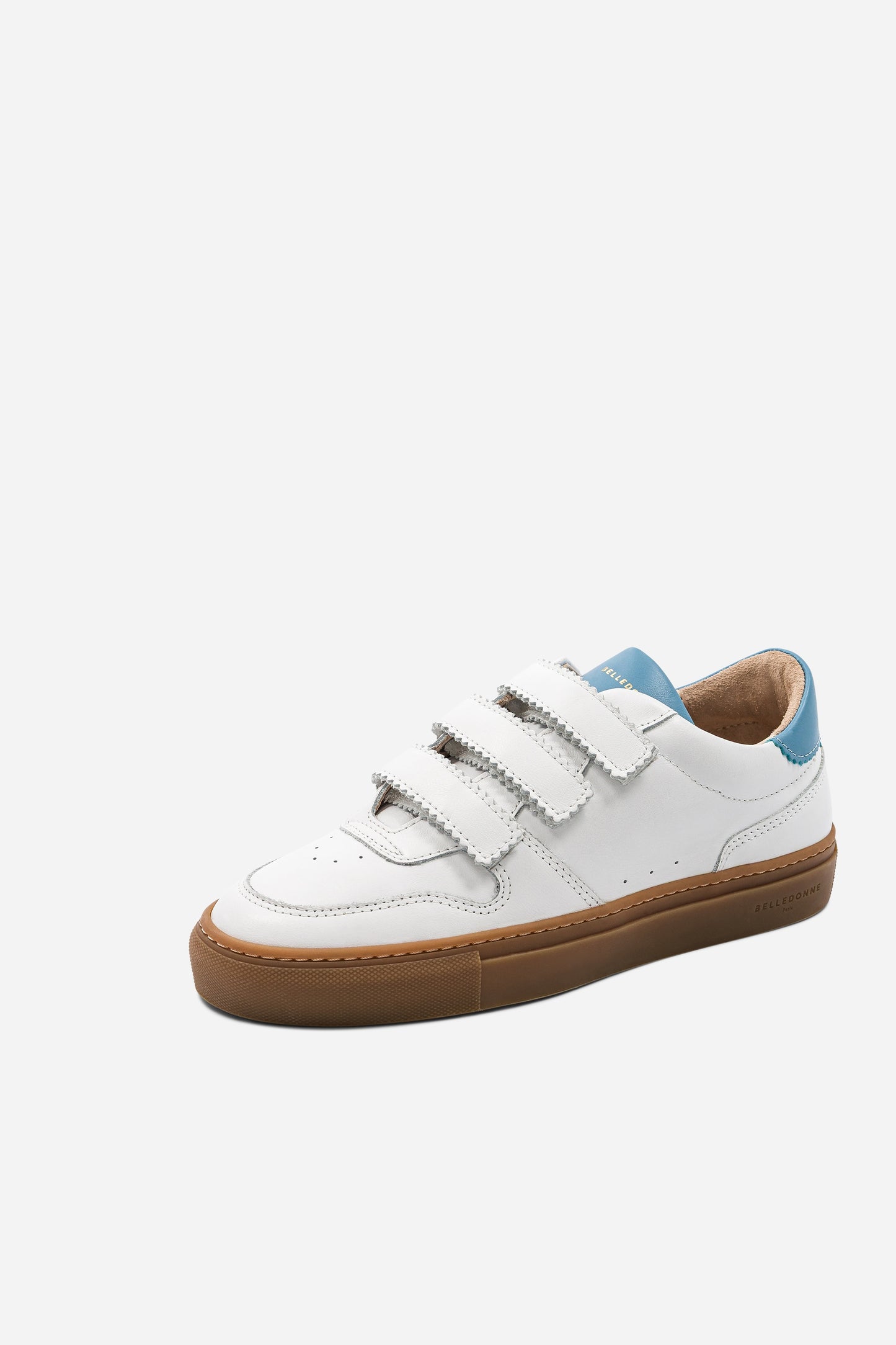 B0 Velcro - White / Blue