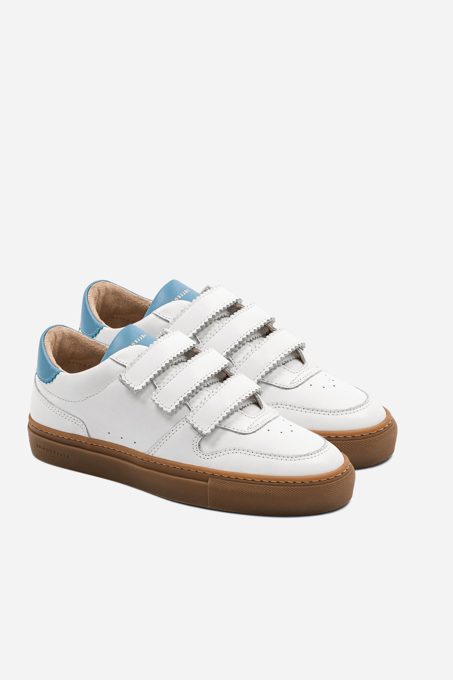 B0 Velcro - White / Blue