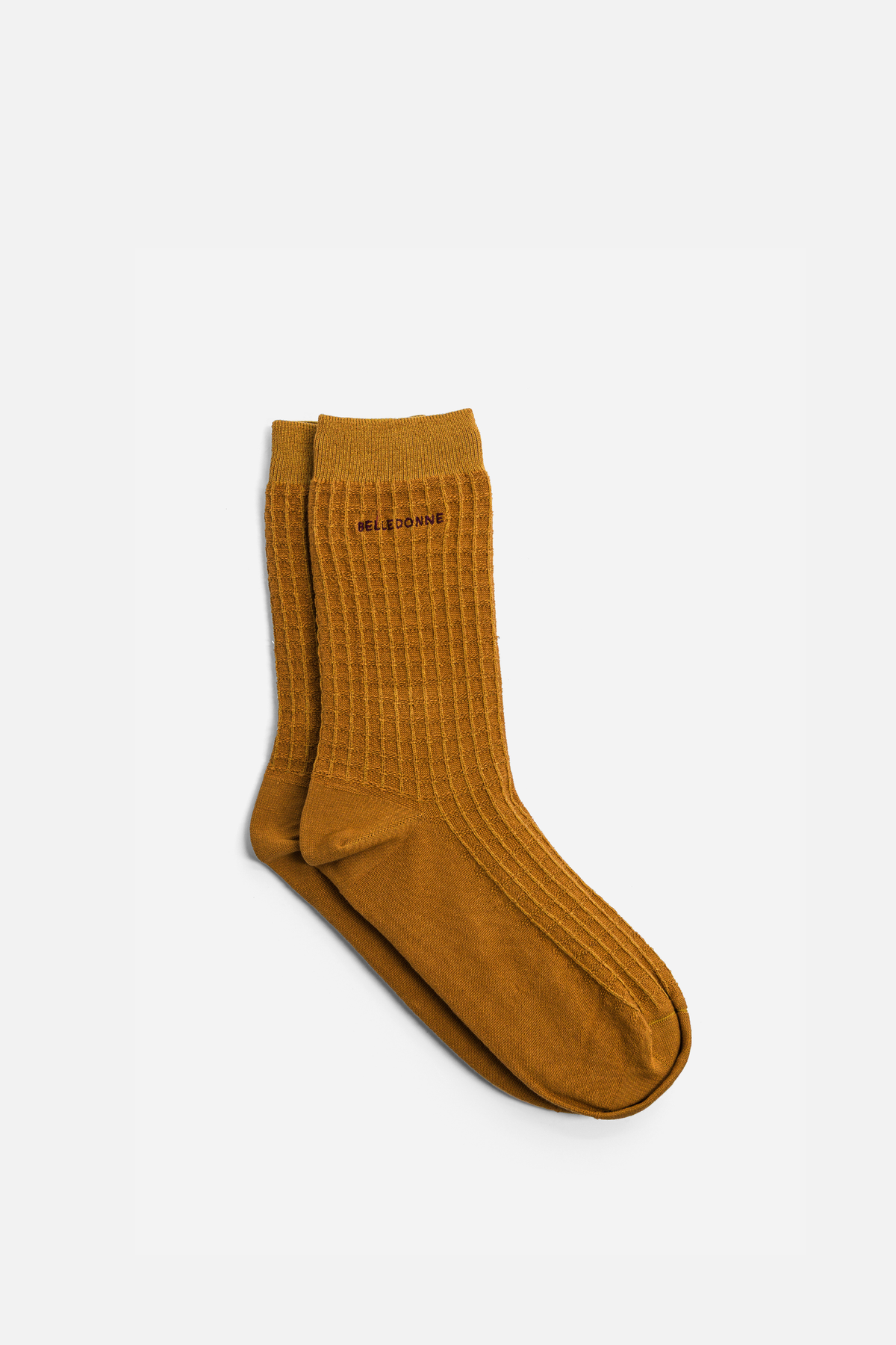 Waffle Socks - Biscuit