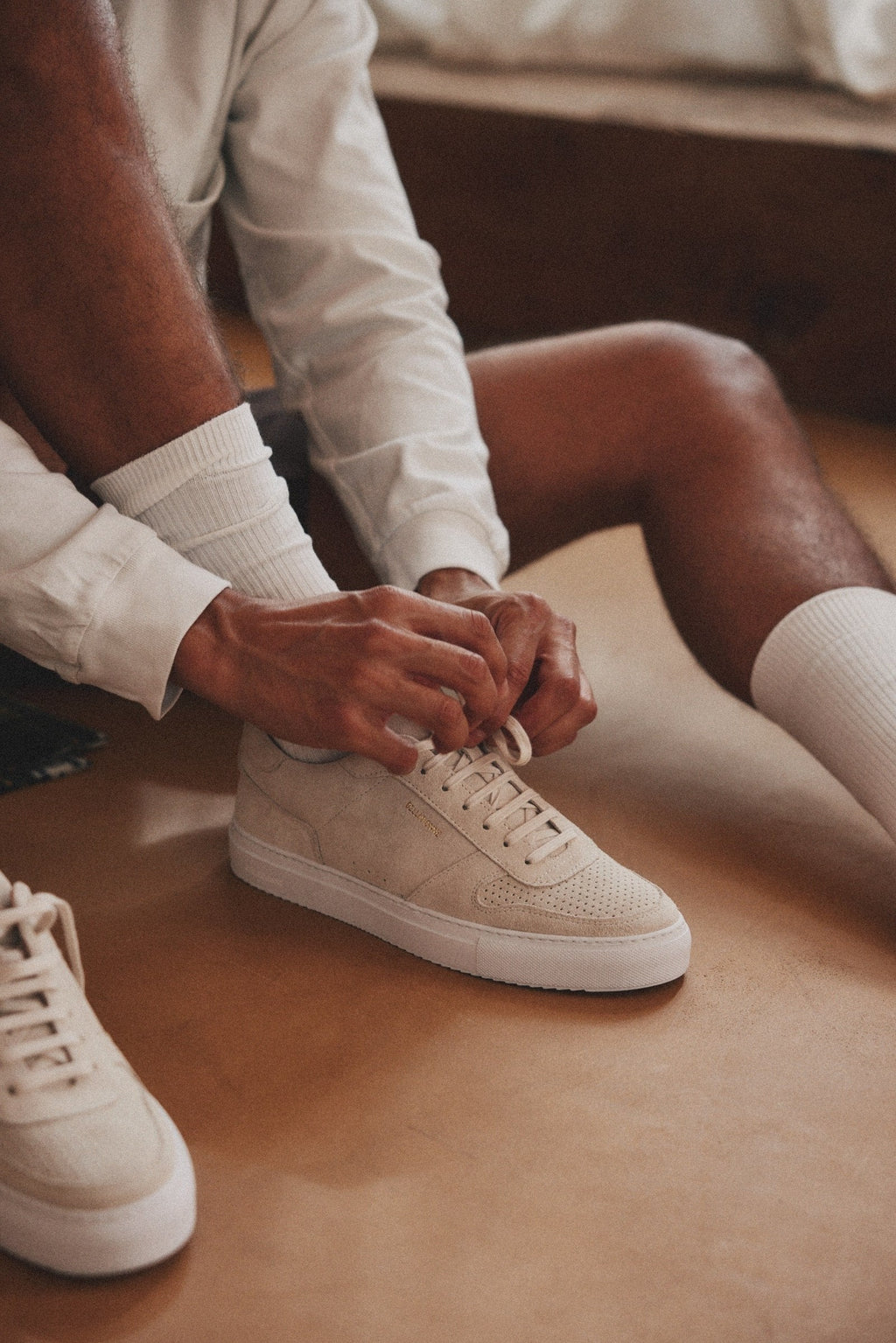 Belledonne B0 Sand Suede portée