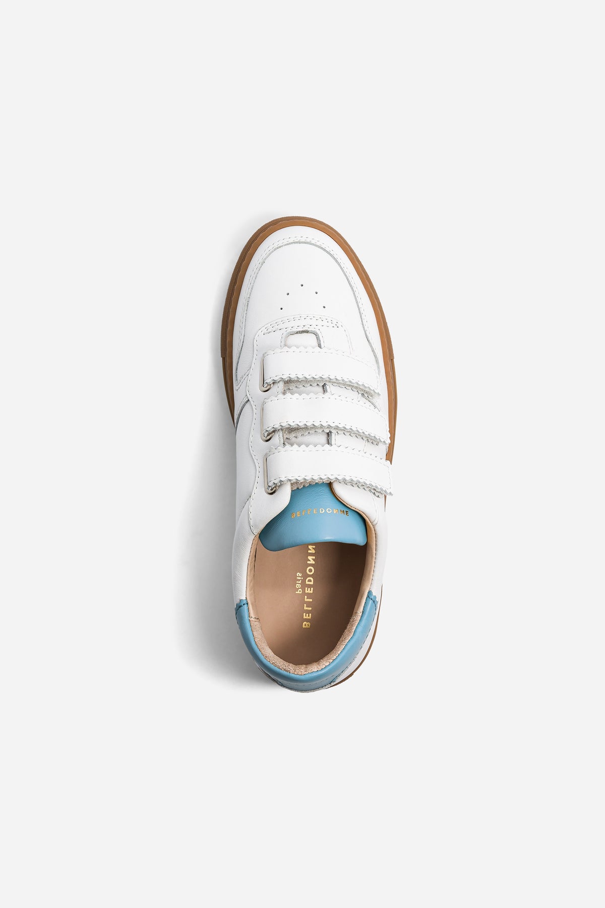 B0 Velcro - White / Blue