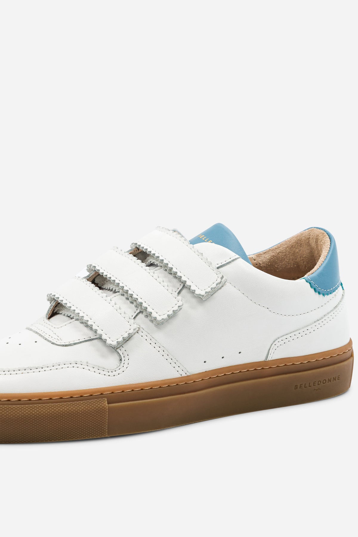 B0 Velcro - White / Blue