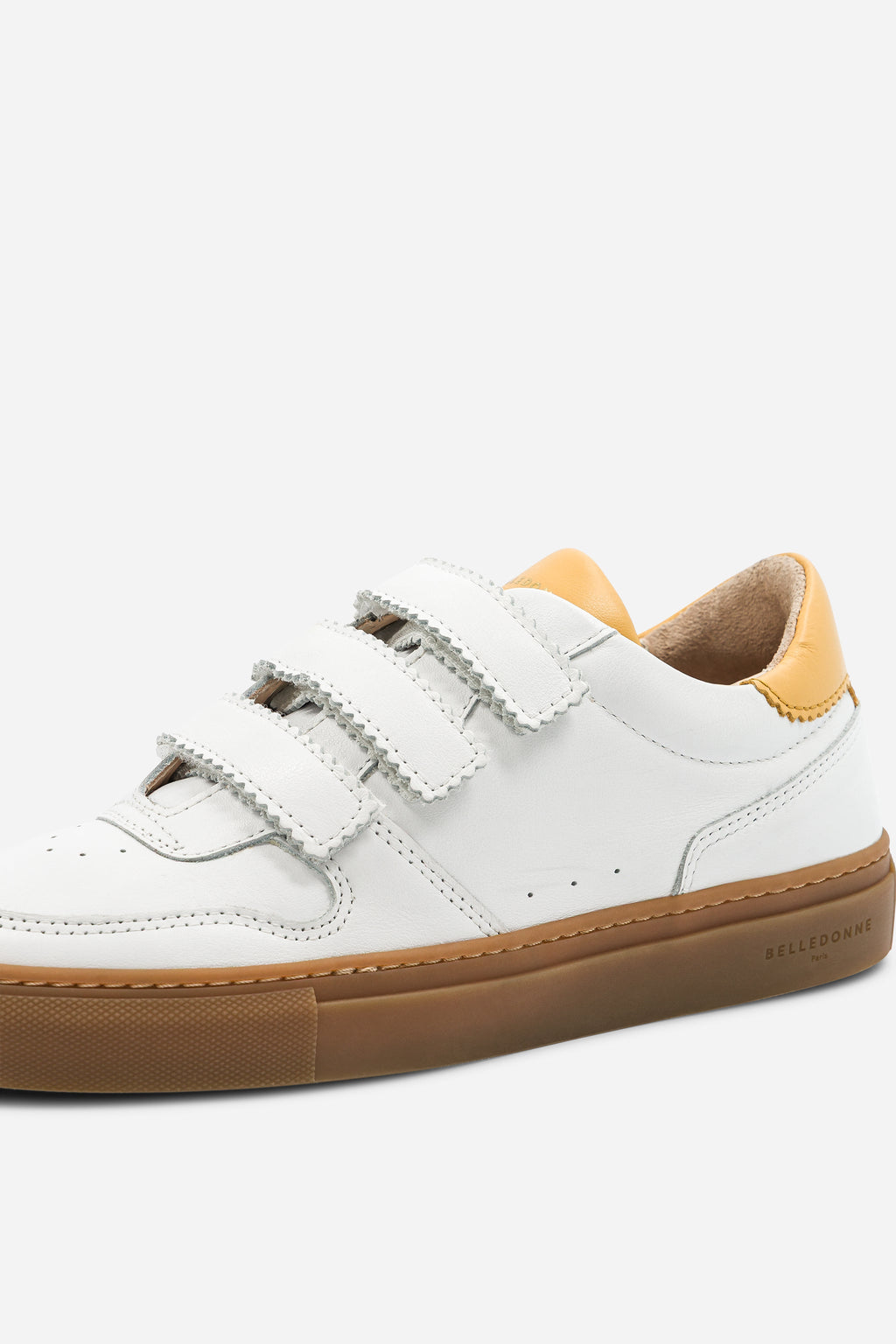 B0 Velcro - White / Yellow
