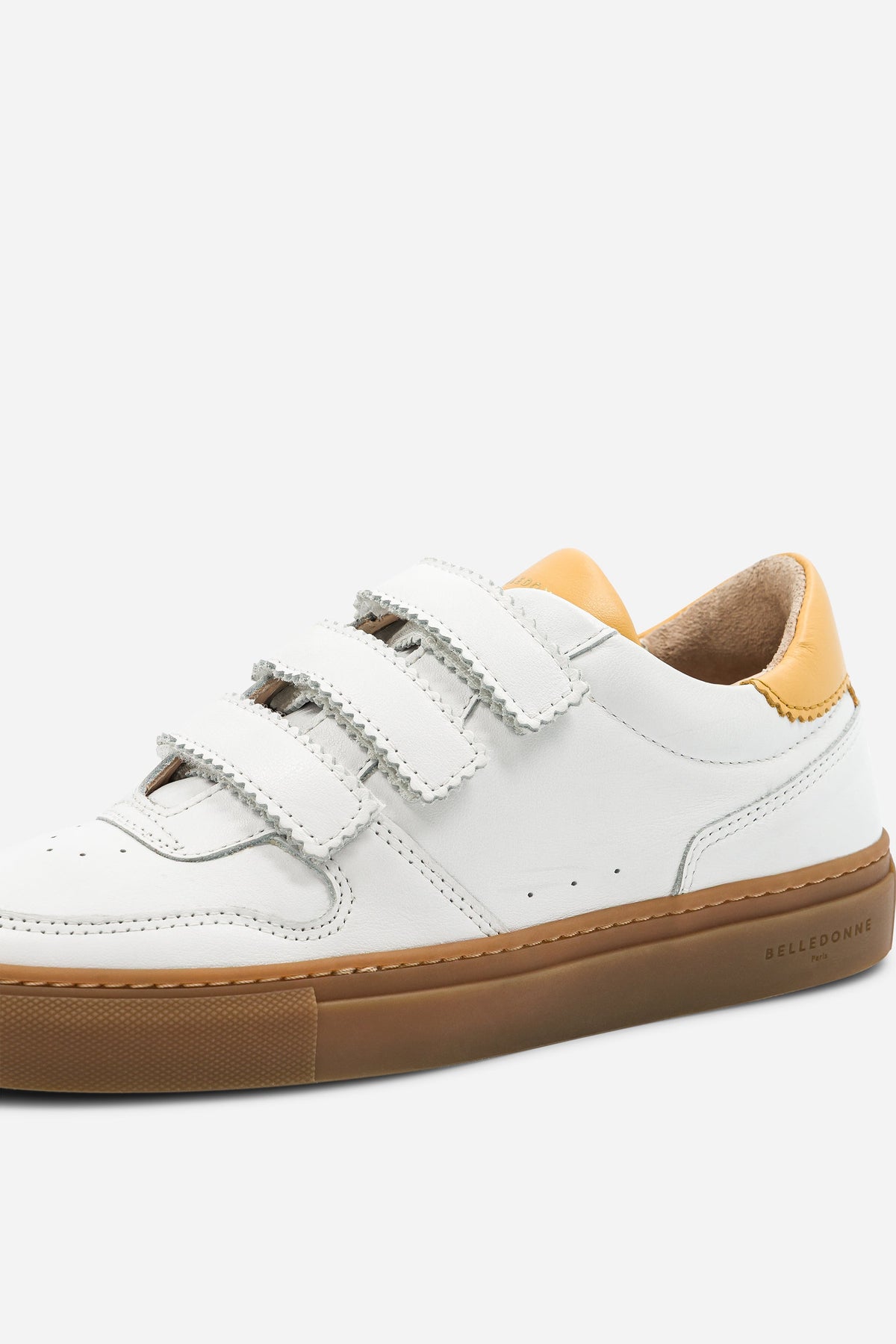 B0 Velcro - White / Yellow