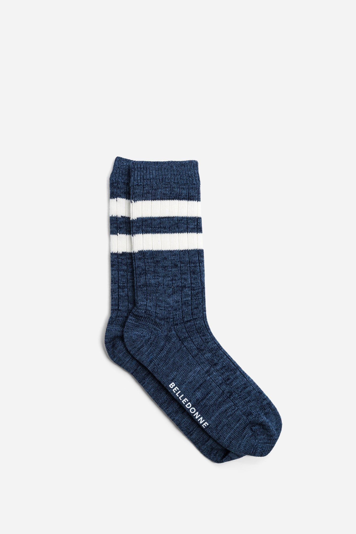 Chaussettes texturées bleues