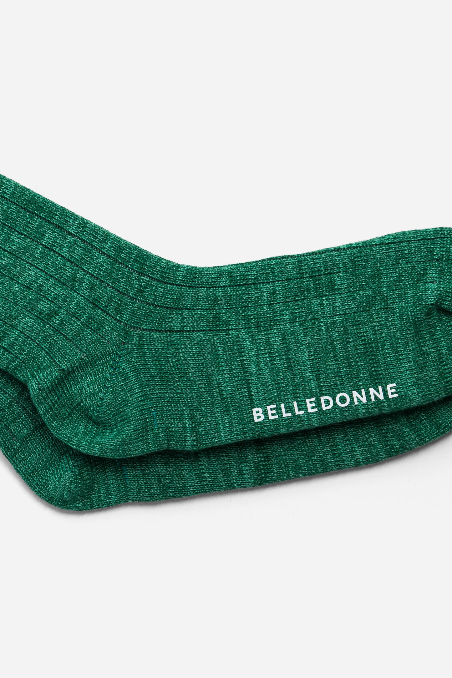 Chaussettes texturées vertes