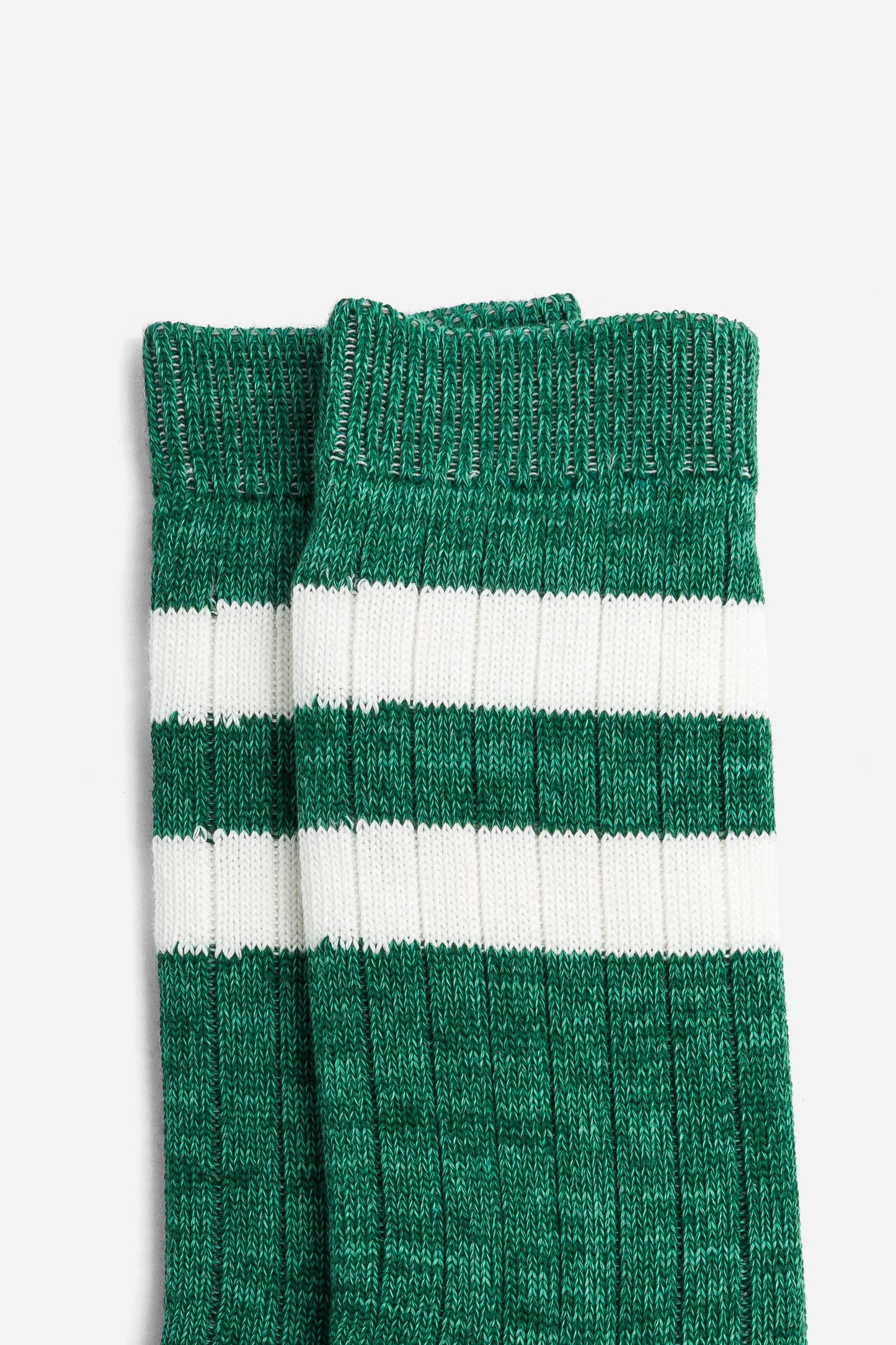 Chaussettes texturées vertes