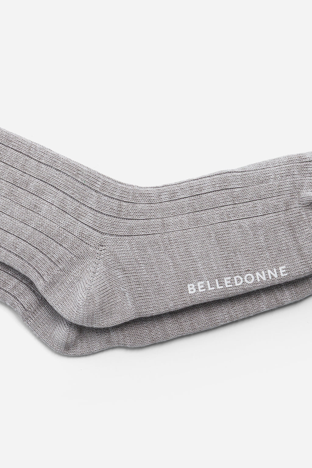 Textured socks - Grey double stripe