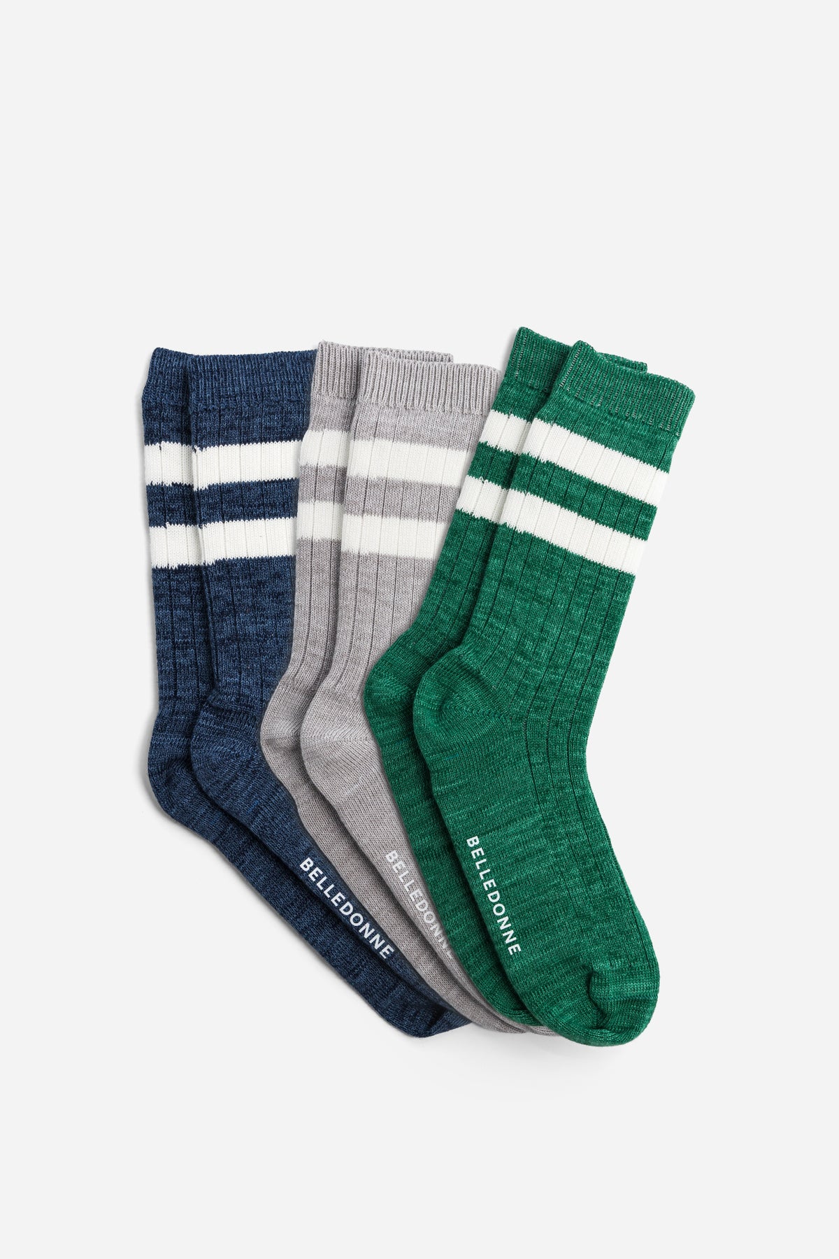 Textured socks - Blue
