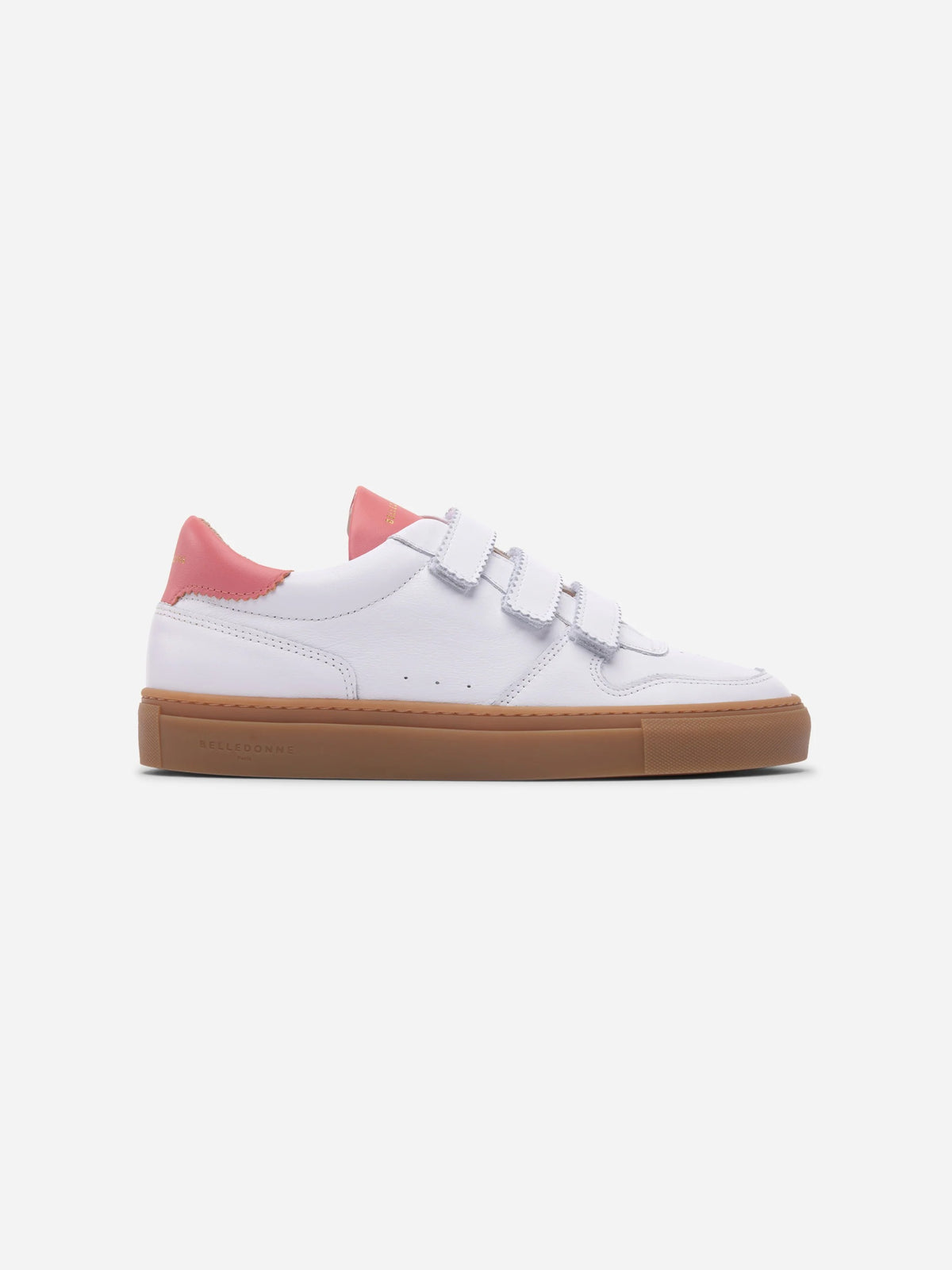B0 Velcro - White / Pink