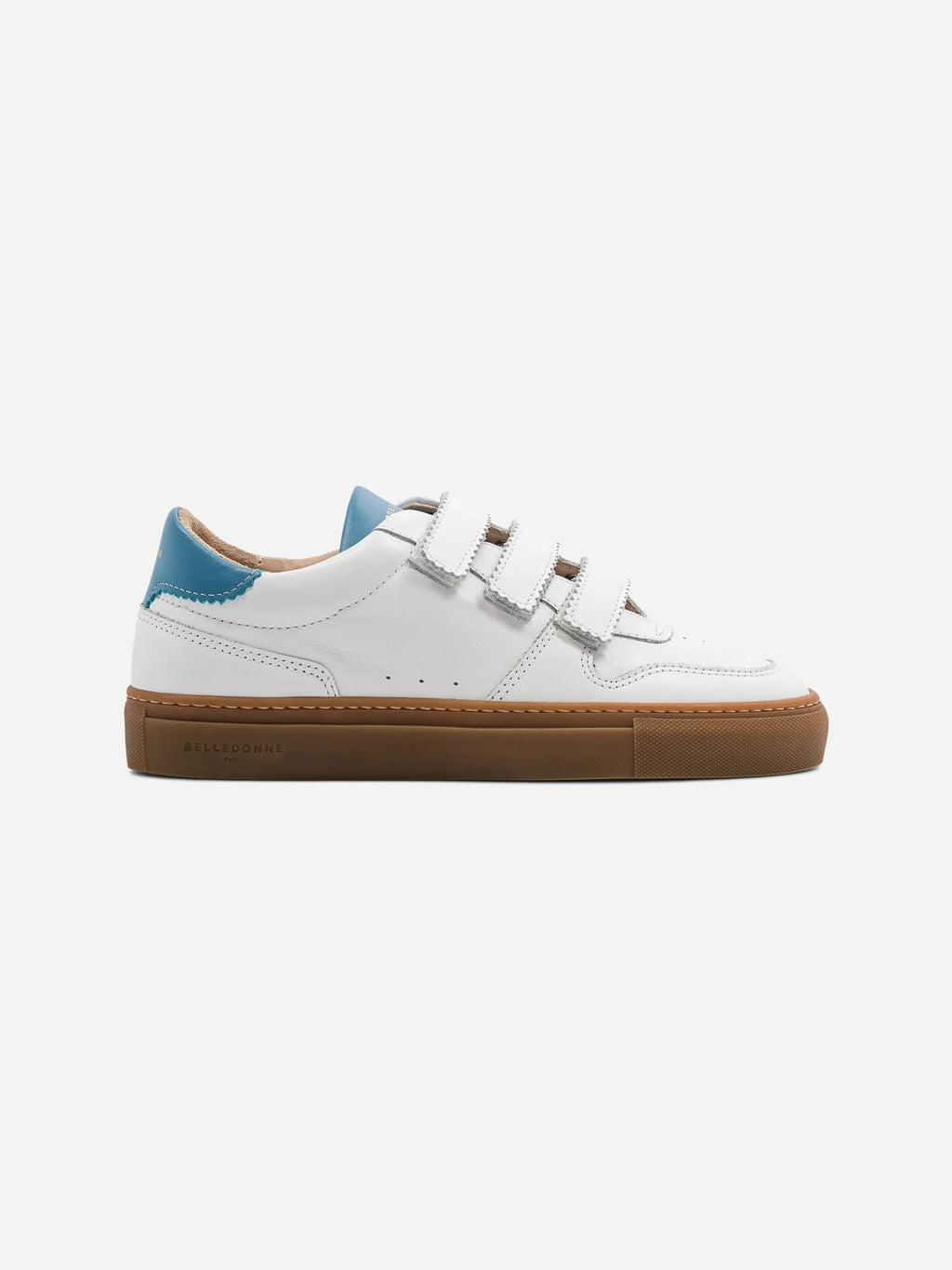 B0 Velcro - White / Blue