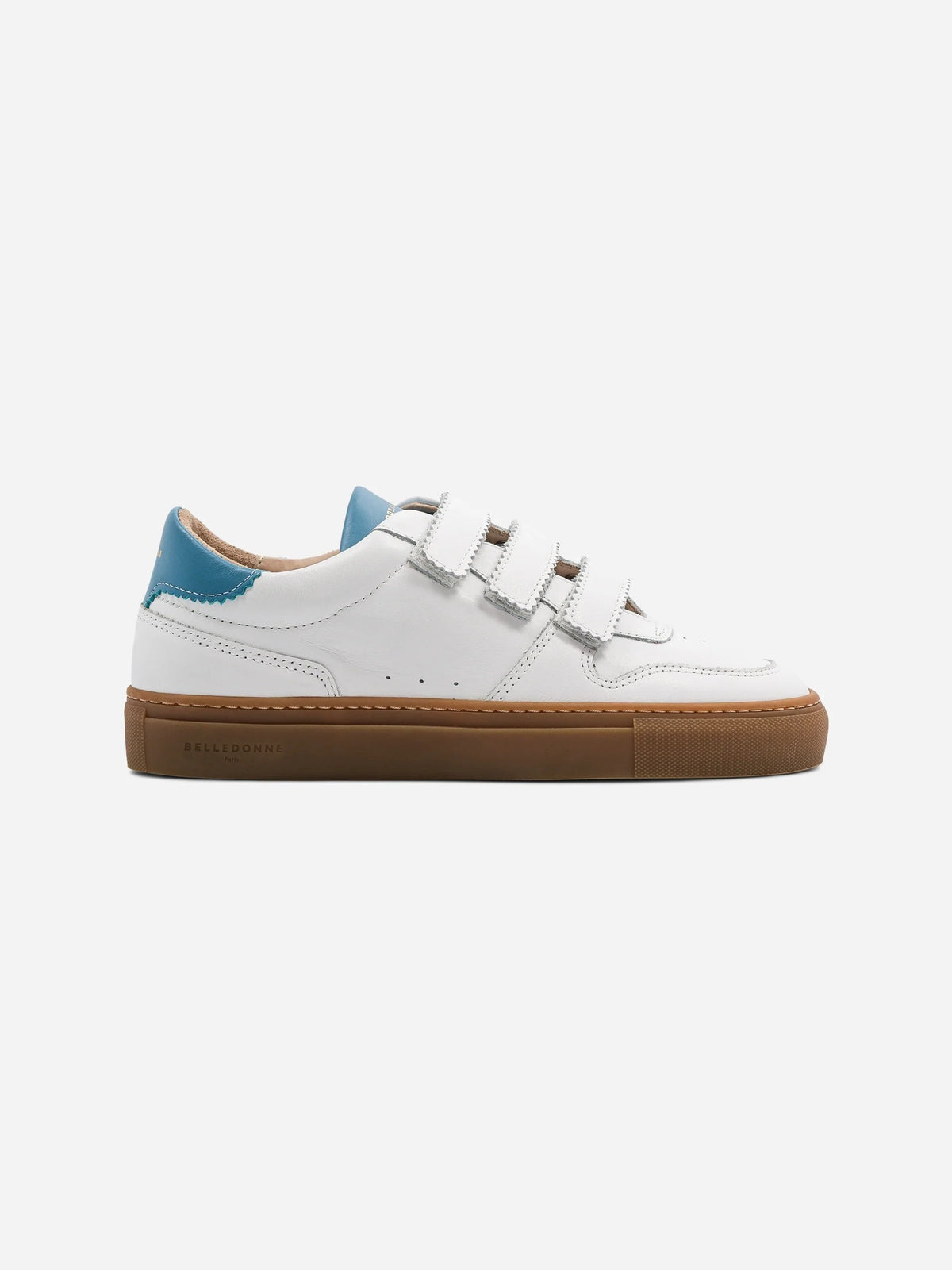 B0 Velcro - White / Blue