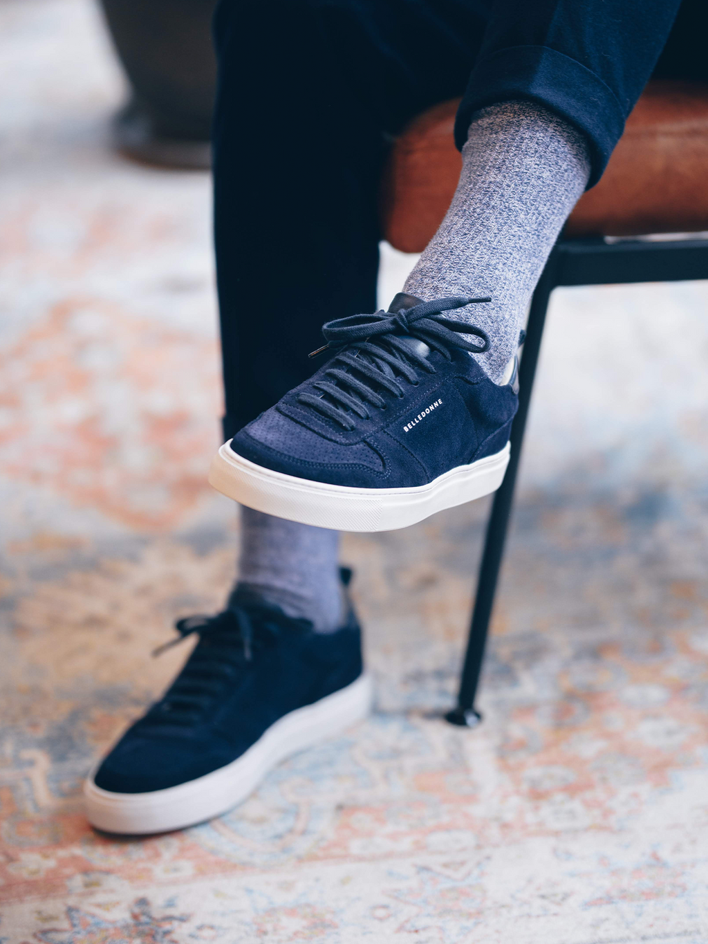 B0 - Navy Suede